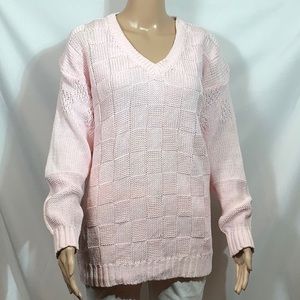 VINTAGE Alta + Timmi Pink Sweater.